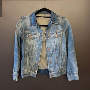 Madewell Distressed Denim Jacket